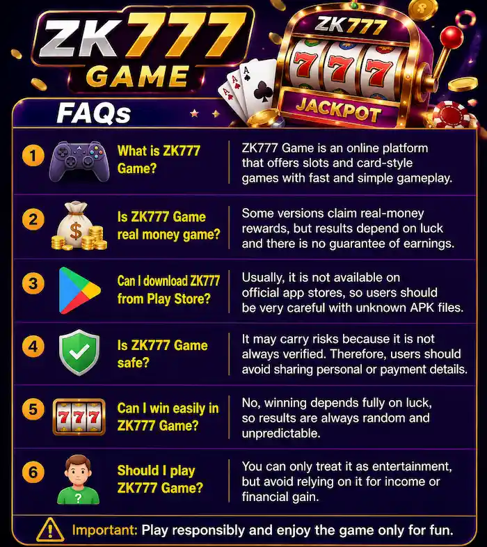 ZK777 Game interface image