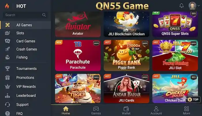 Qn55 Game interface image