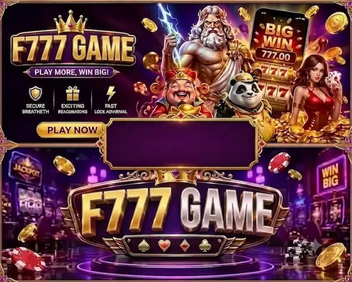F777 Game main inter face