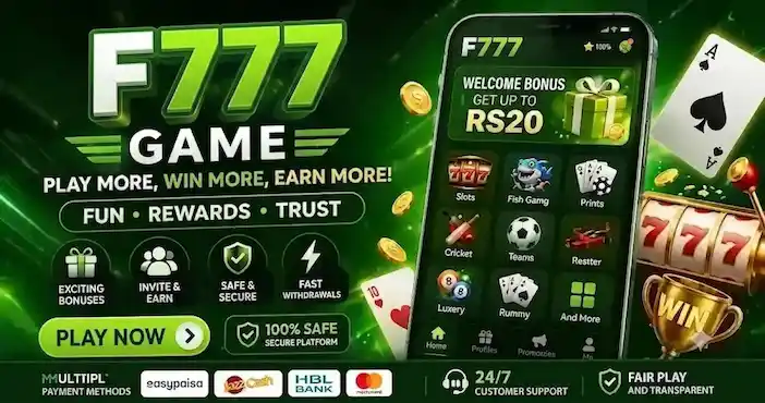 F777 Game main inter face