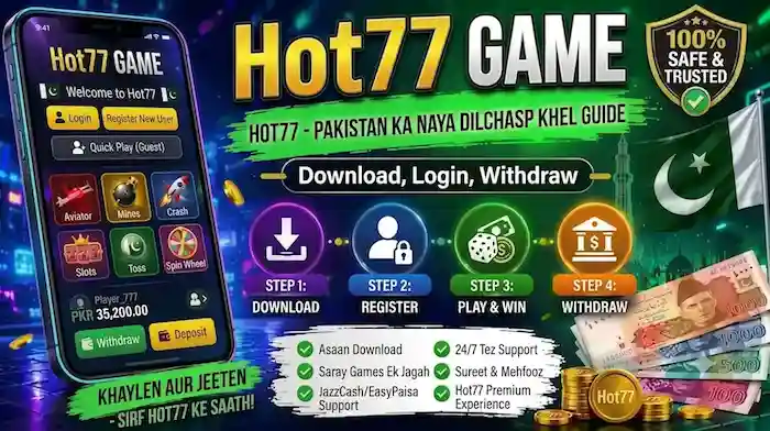 Hot77 Game interface image