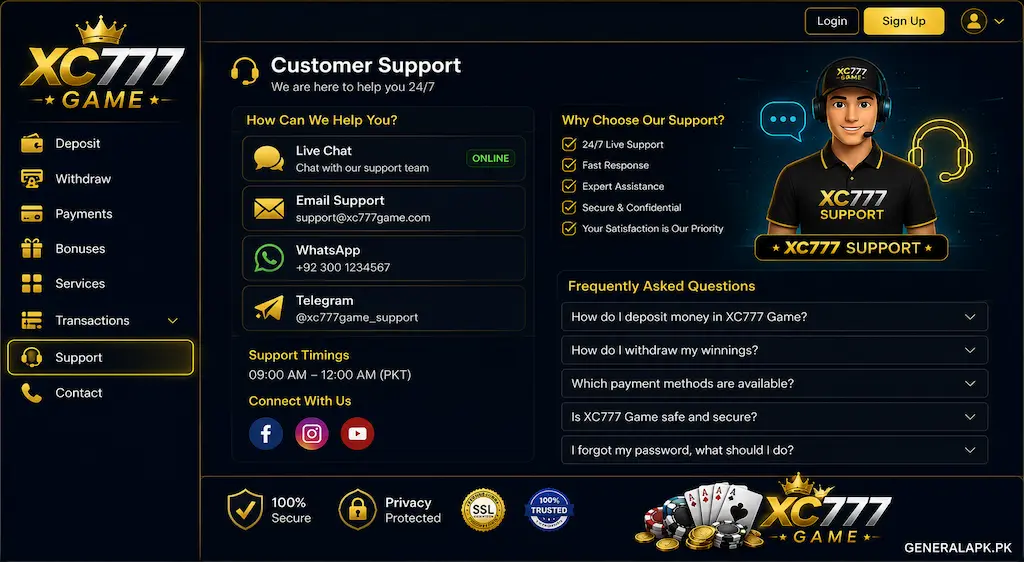 Xc777 Game interface image