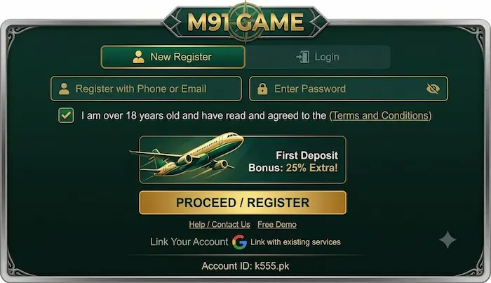 M91 Game interface image