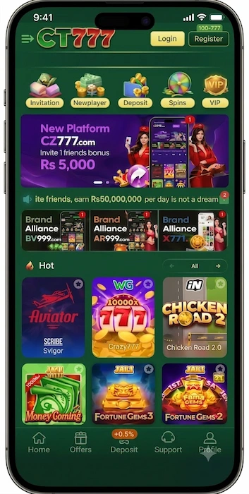CT777 Game interface image