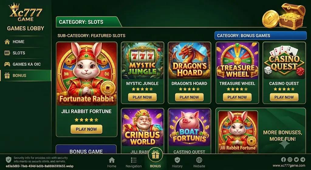 Xc777 Game Download interface image