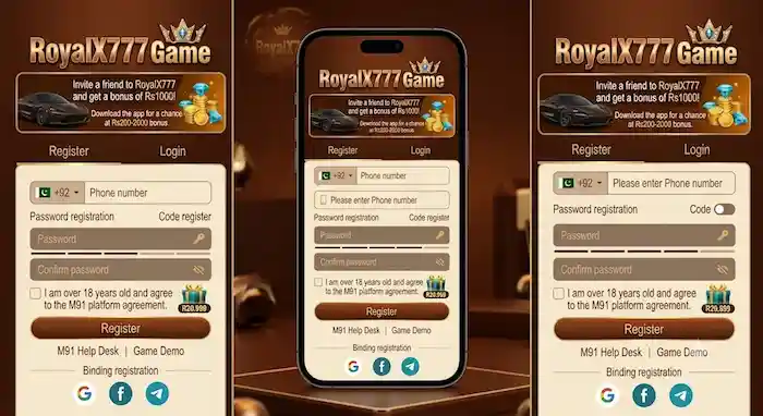 RoyalX777 Game interface image