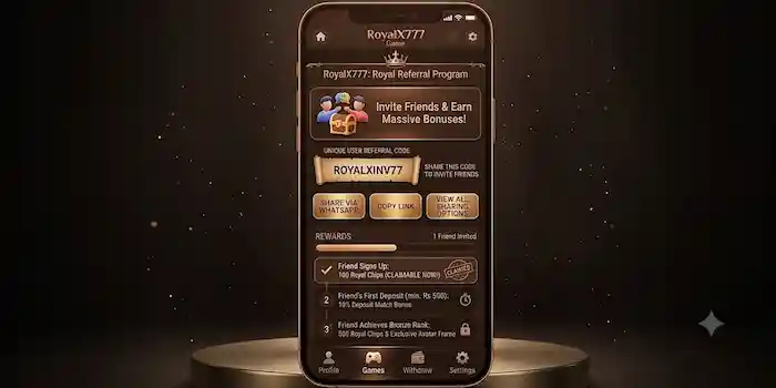 RoyalX777 Game interface image