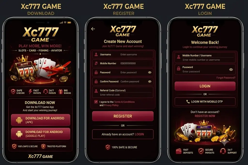 Xc777 Game Download interface image
